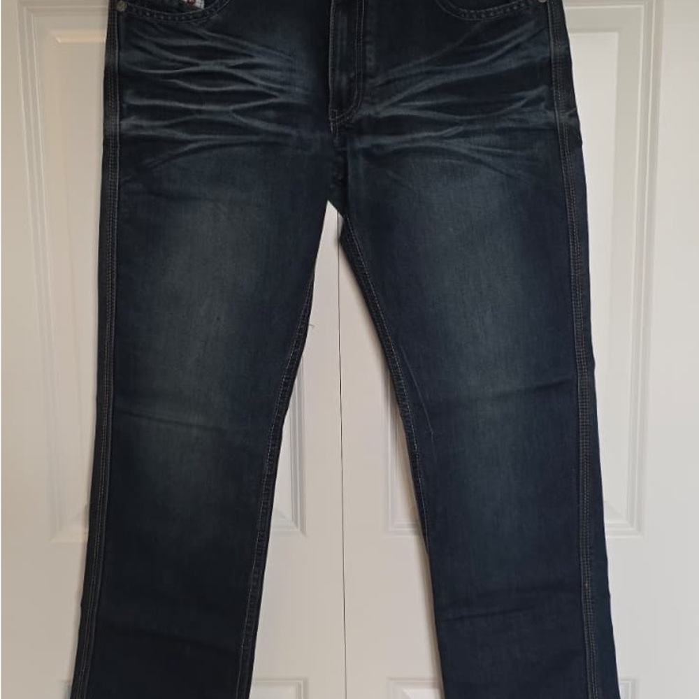 Diesel Industry, Regular Straight Leg Blue Jeans Viker